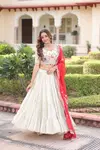 KA 5061 Cosmos Silk Lehenga Choli Wholesale Clothing Suppliers In India